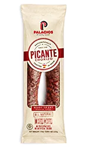 Chorizos Palacios Autentico  HOT From Spain 7.9 oz